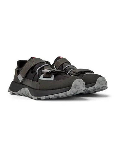 Drift Trail Nubuck Textile Low-Top Sneakers Grey Black - CAMPER - BALAAN 1