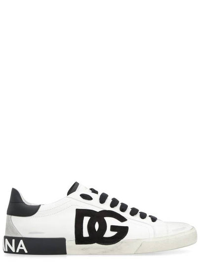 Portofino Vintage Sneakers White Black - DOLCE&GABBANA - BALAAN 2