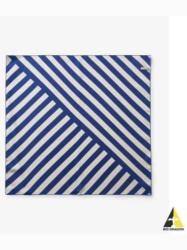 Striped Scarf White Boutique Blue CACCXSAC027SIL0017479 - SUNNEI - BALAAN 1