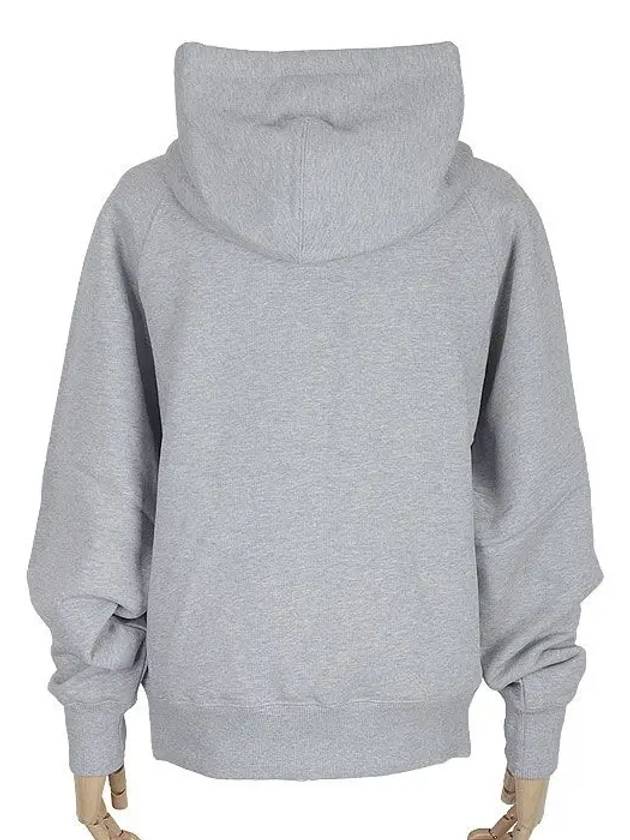 Alexandre Mattiussi Logo Print Hoodie Grey - AMI - BALAAN 4