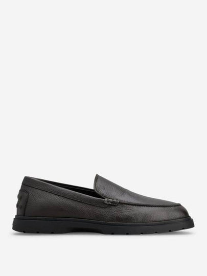 Leather Slipper Loafers Brown - TOD'S - BALAAN 2