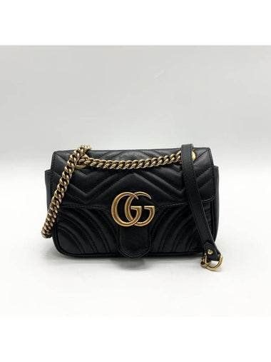 GG Marmont Matelasse Mini Shoulder Bag 446744 - GUCCI - BALAAN 1