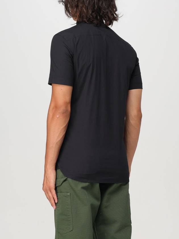 Organic Cotton Polo Shirt Black - BURBERRY - BALAAN 4