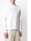 Rainbow Logo Hoodie White - VALENTINO - BALAAN 5