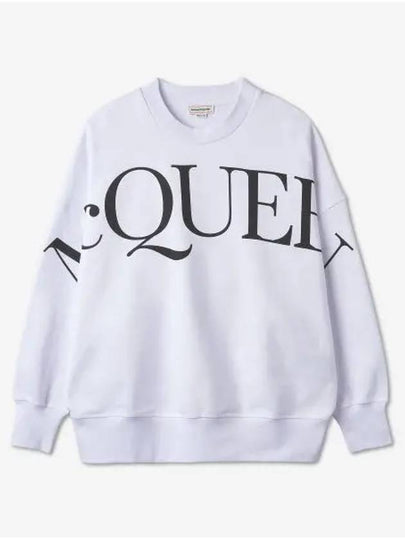 Logo Sweatshirt White - ALEXANDER MCQUEEN - BALAAN 2