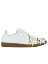 Men's Replica German Army Paint Low Top Sneakers White - MAISON MARGIELA - BALAAN 2