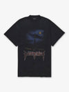 Oversized short sleeve t shirt washed black 739028TQVX61055 - BALENCIAGA - BALAAN 2