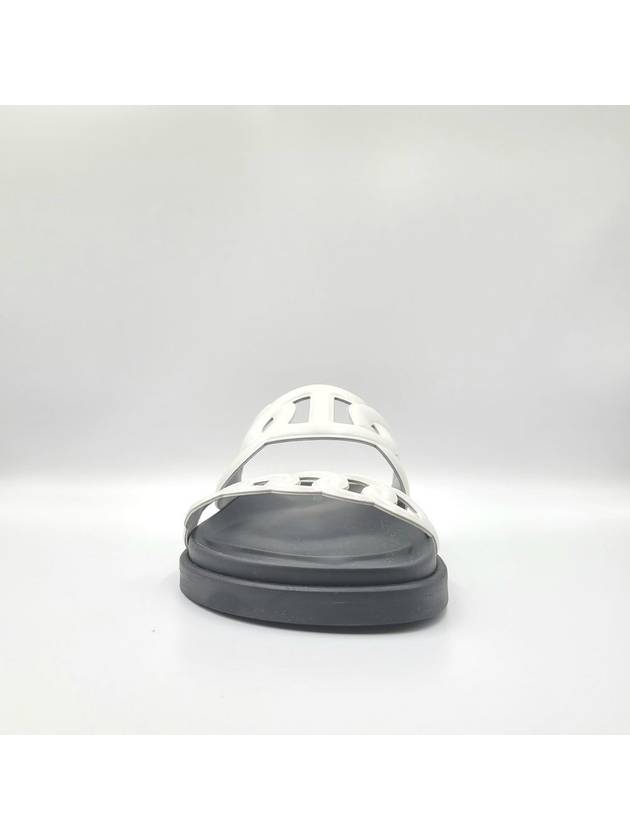 Extra Leather Sandals White - HERMES - BALAAN 4