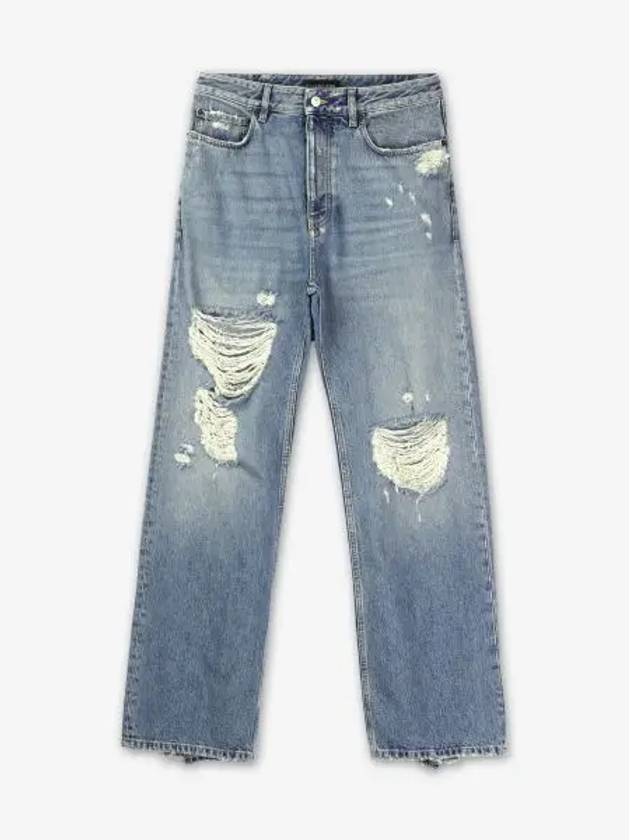 Distressed straight jeans 745151THW25 - BALENCIAGA - BALAAN 2