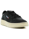 Women's Medalist Goatskin Low Top Sneakers Black - AUTRY - BALAAN 5