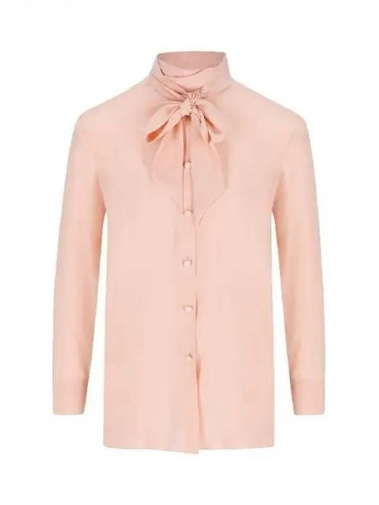 Laville La Neck Silk Blouse Shirt - GUCCI - BALAAN 1