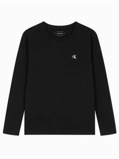 Jeans Embroidered Logo Archive Long Sleeve T-Shirt Black - CALVIN KLEIN - BALAAN 2