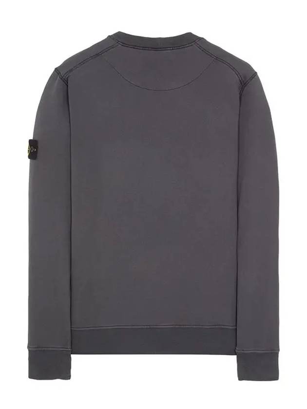 Organic Cotton Fleece Sweatshirt Grey - STONE ISLAND - BALAAN 3