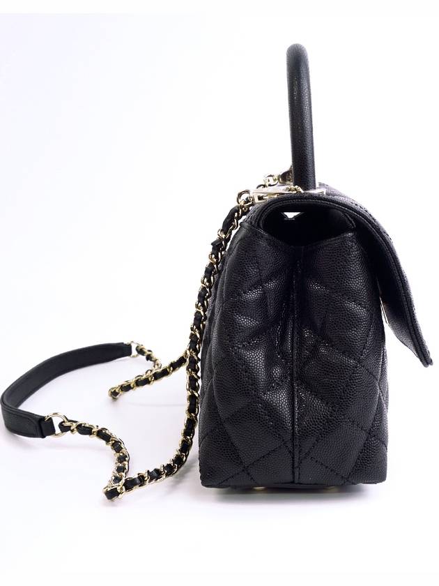 Coco Classic Small Flap Tote Bag Black - CHANEL - BALAAN 5