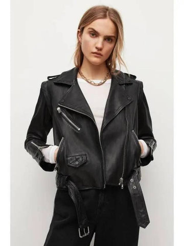 Morgan Biker WL024W 5 Black - ALLSAINTS - BALAAN 1