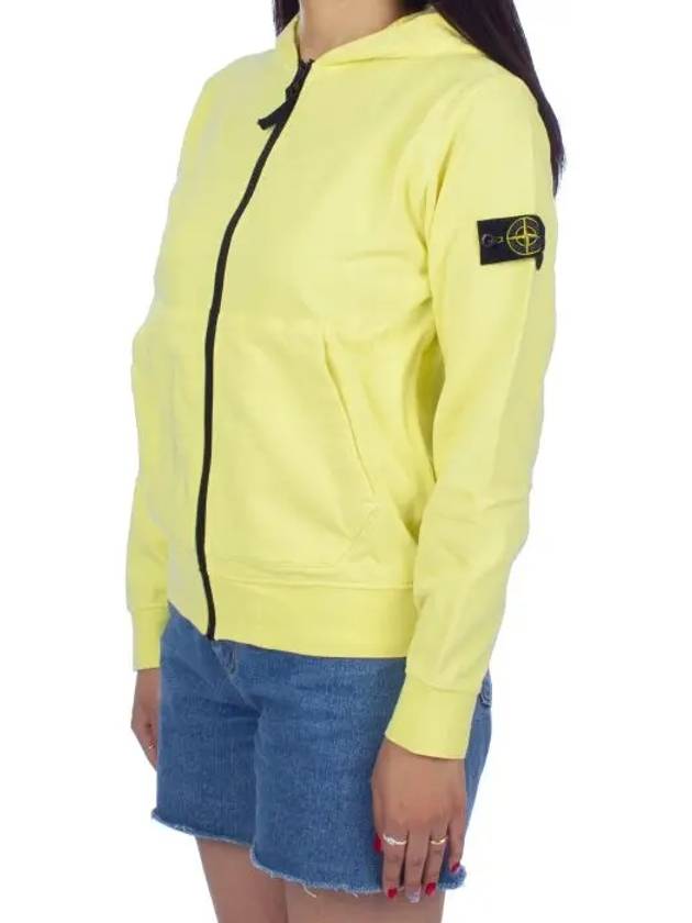 Kids Wappen Patch Hooded Jacket Yellow - STONE ISLAND - BALAAN 5