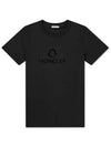 8C00006 809CR 999 Black Women Short Sleeve - MONCLER - BALAAN 1