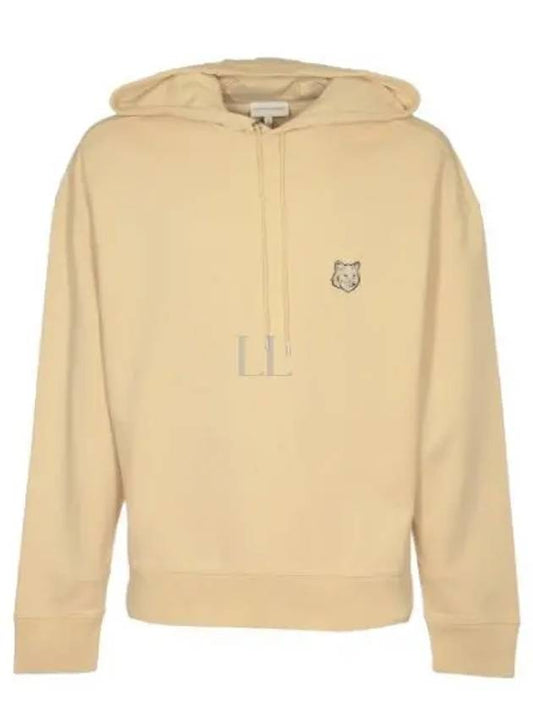 Bold Fox Head Patch Oversize Hoodie Beige - MAISON KITSUNE - BALAAN 2