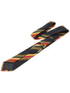 Classic Striped Silk Tie Black - VIVIENNE WESTWOOD - BALAAN 5