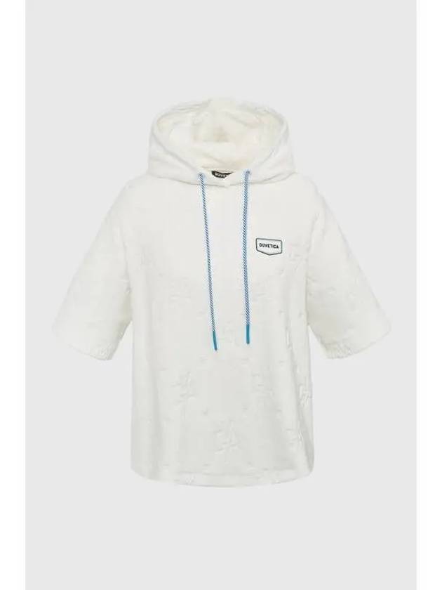 Elba Ivory Women's Hood Ivory 270485 - DUVETICA - BALAAN 1