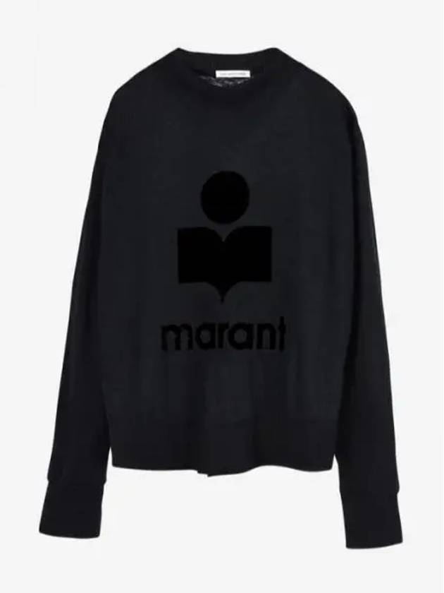 Kilsen Logo Print Sweatshirt Black - ISABEL MARANT - BALAAN 2