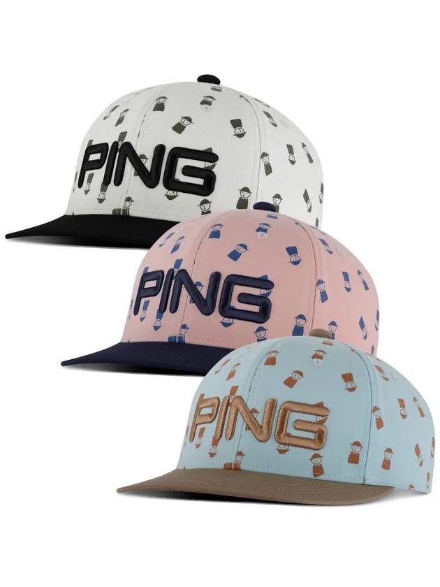 Pattern Snapback Golf Hat - PING - BALAAN 1