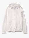 Swoosh Crew Neck Brushed Hoodie White - NIKE - BALAAN 2