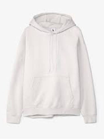 Swoosh Crew Neck Brushed Hoodie White - NIKE - BALAAN 2