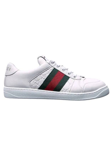 Screener Low Top Sneakers White - GUCCI - BALAAN 1