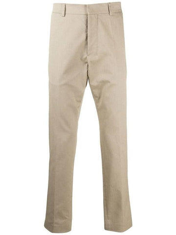 Tapered Chino Straight Pants Beige - AMI - BALAAN 1