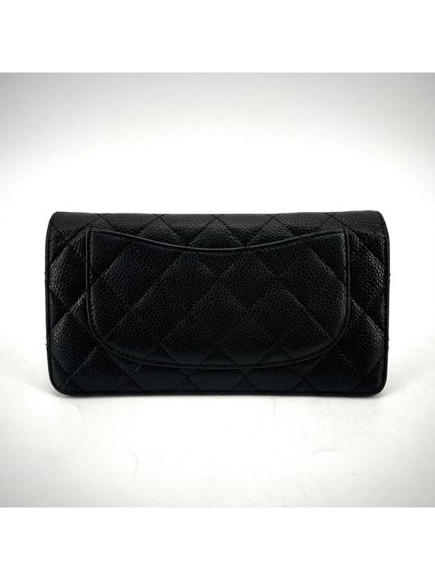 Caviar gold flap long wallet - CHANEL - BALAAN 4