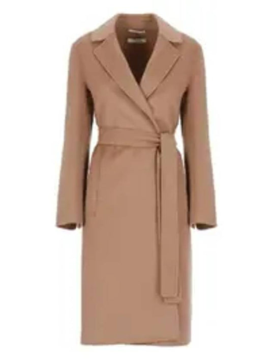 Pauline Wool Belt Single Coat Brown - S MAX MARA - BALAAN 1