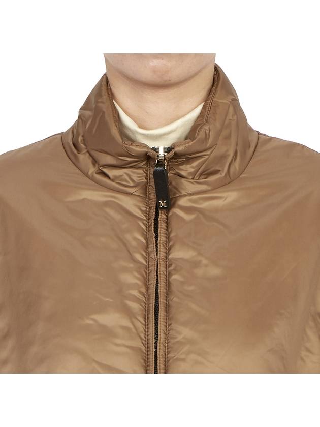 Matisse Padded Zip-Up Jacket Brown - MAX MARA - BALAAN 8