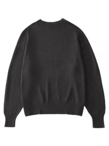 24 CORDE 5GG CREW NECK JUMPER ASPHALT 1112 knit - STUDIO NICHOLSON - BALAAN 1