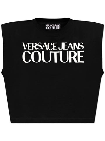 Versace Jeans Couture Sleeveless Top, Women's, Black - VERSACE - BALAAN 1