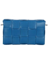 Cassette Versatil Strap Cross Bag Blue - BOTTEGA VENETA - BALAAN 6