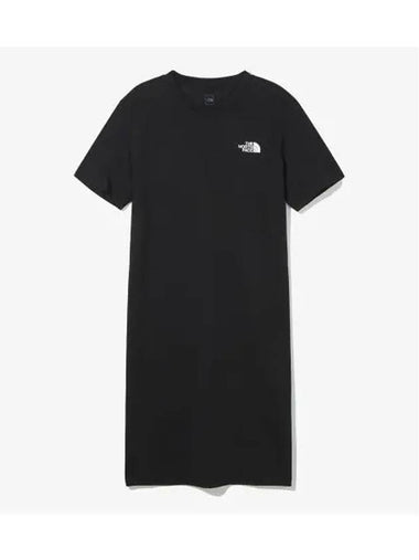 The North Face NT7ZQ41A Women s Essential Short Sleeve Midi Dress - THE NORTH FACE - BALAAN 1