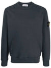 Wappen Patch Crewneck Sweatshirt Navy - STONE ISLAND - BALAAN 2