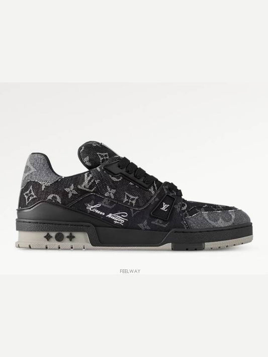 LV Trainer Low Top Sneakers Black - LOUIS VUITTON - BALAAN 2