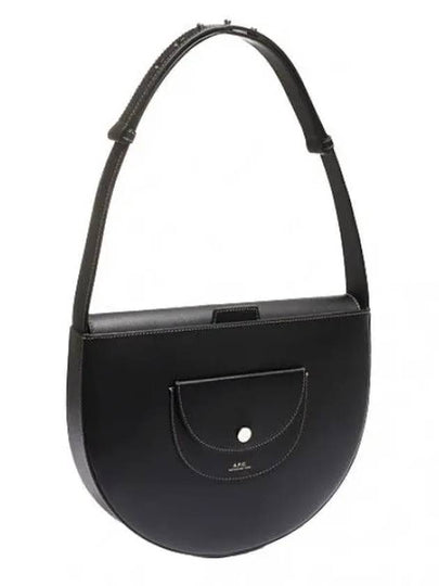 Semi Circle Pocket Bag Black - A.P.C. - BALAAN 2