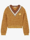 Bold Fox Head Crafty Comfort Knit Top Mustard - MAISON KITSUNE - BALAAN 2