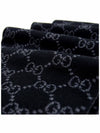 GG Two-Tone Wool Scarf Black - GUCCI - BALAAN 3