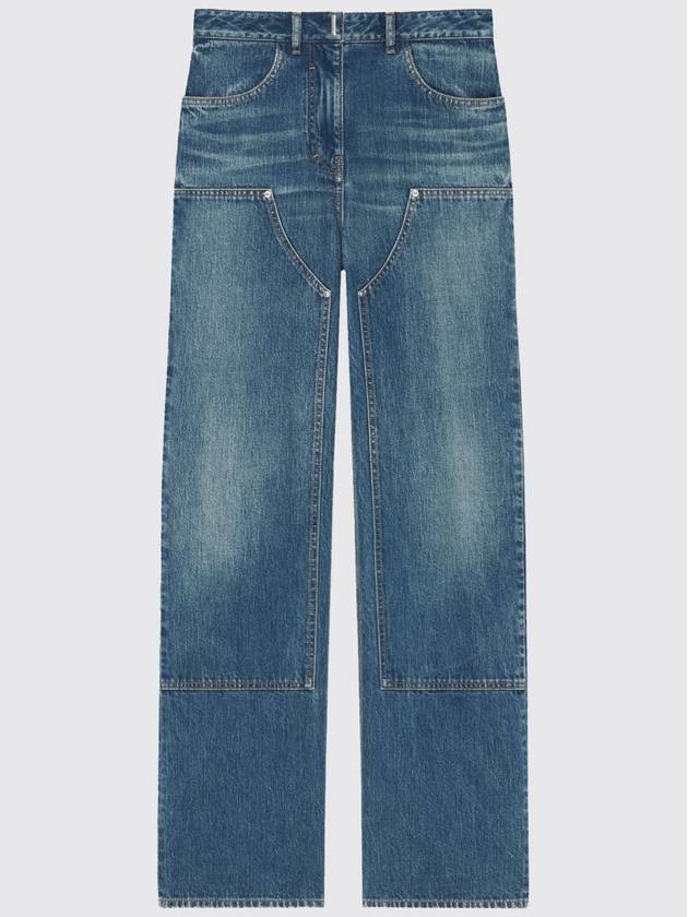 Denim Straight Pants BW512F5Y9K 402 DEEP BLUE - GIVENCHY - BALAAN 2