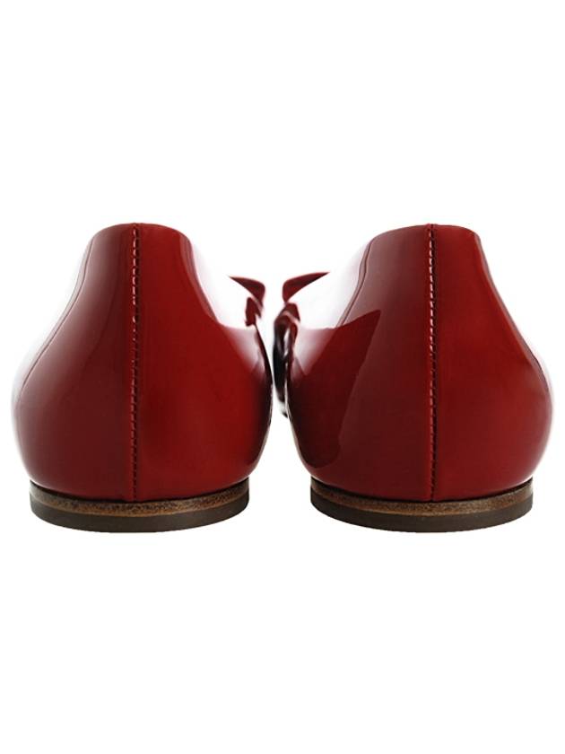 Varina Bellet Flats Red - SALVATORE FERRAGAMO - BALAAN.