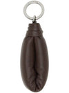 Wadded Soft Grained Leather Key Holder Brown - LEMAIRE - BALAAN 2