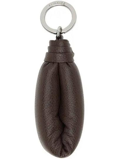 Worded Key Holder Soft Grained Leather Pecan Brown AC304 LL0018 462 - LEMAIRE - BALAAN 2