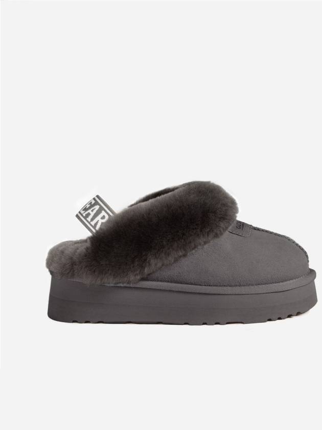 Australia Ozwear UGG Slippers High Heel Winter Fur Shoes Indoor OZ114 Gray - OZWEAR UGG - BALAAN 7