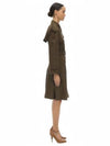 Women's Westminster Heritage Double Trench Coat Military Green - BURBERRY - BALAAN.