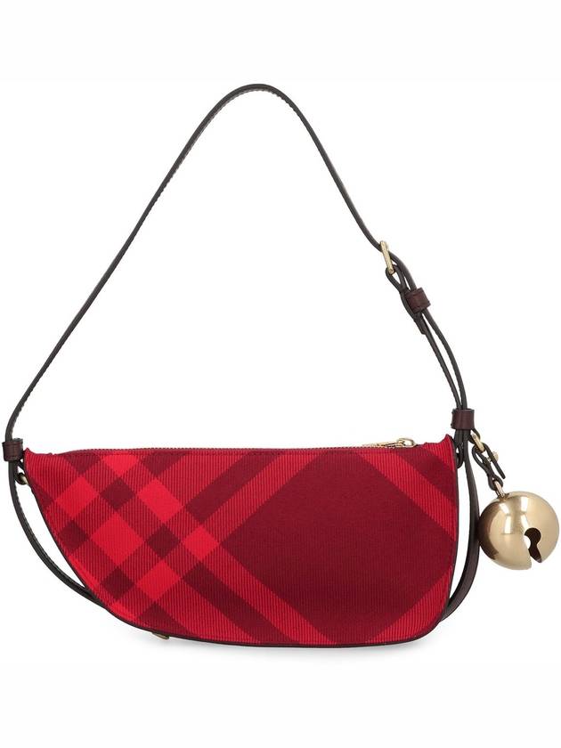 Shield Check Pattern Mini Shoulder Bag Red - BURBERRY - BALAAN 5