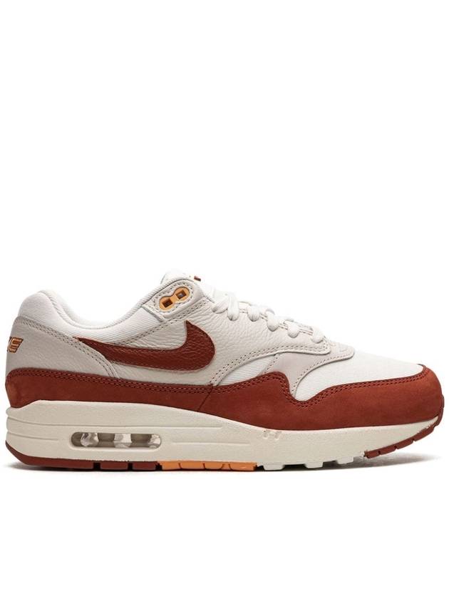 Air Max 1 Low Top Sneakers Ivory Orange - NIKE - BALAAN 2